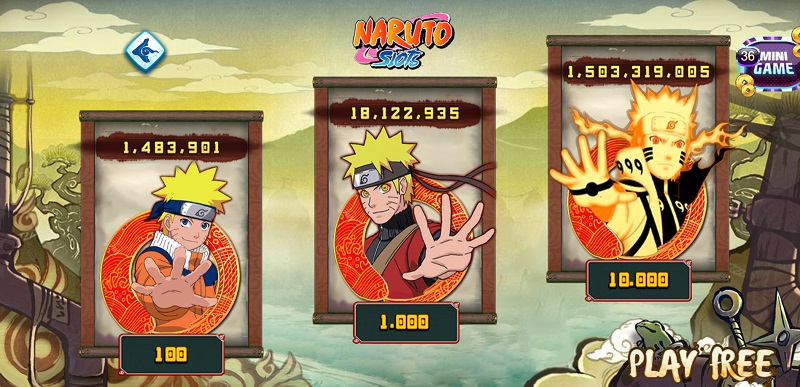 Sơ lược về game slots Naruto tại 789 Club