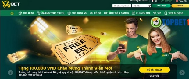 Giao diện của V9Bet