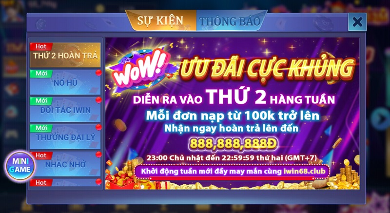 Hỗ trợ việc nạp game bằng tiền ảo